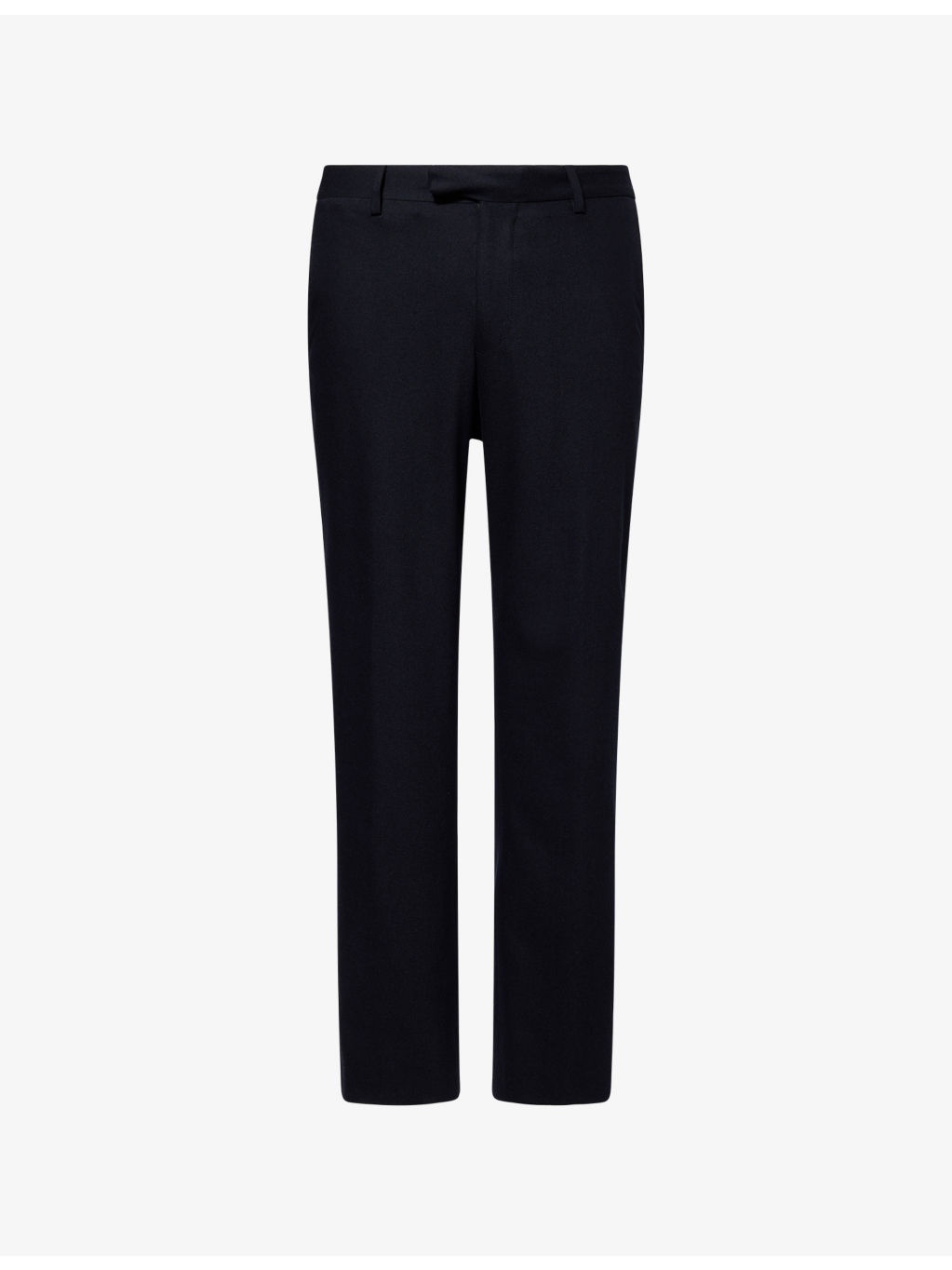 Slim-Leg Mid-Rise Wool and Cashmere-Blend Trousers - 1