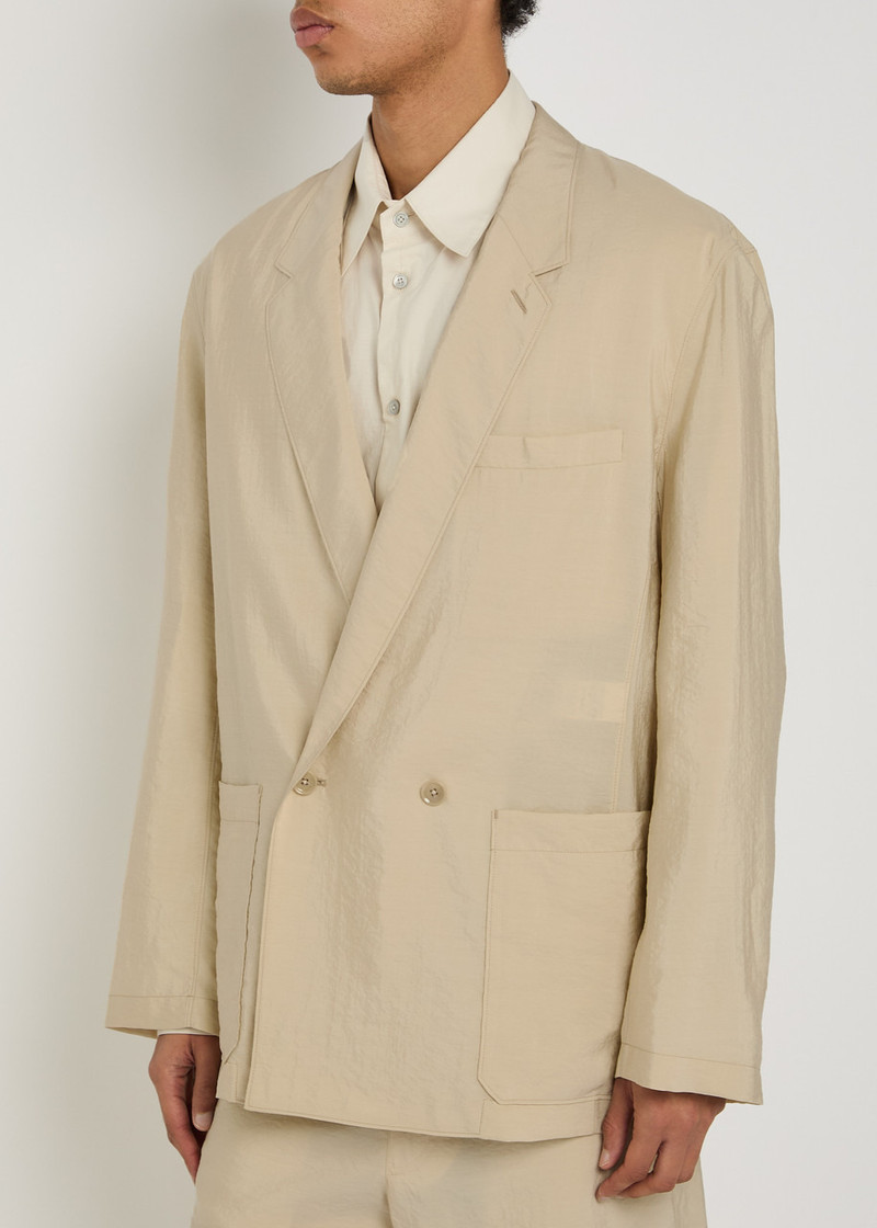 Lemaire Lemaire Double-breasted Silk-blend Jacket outlook