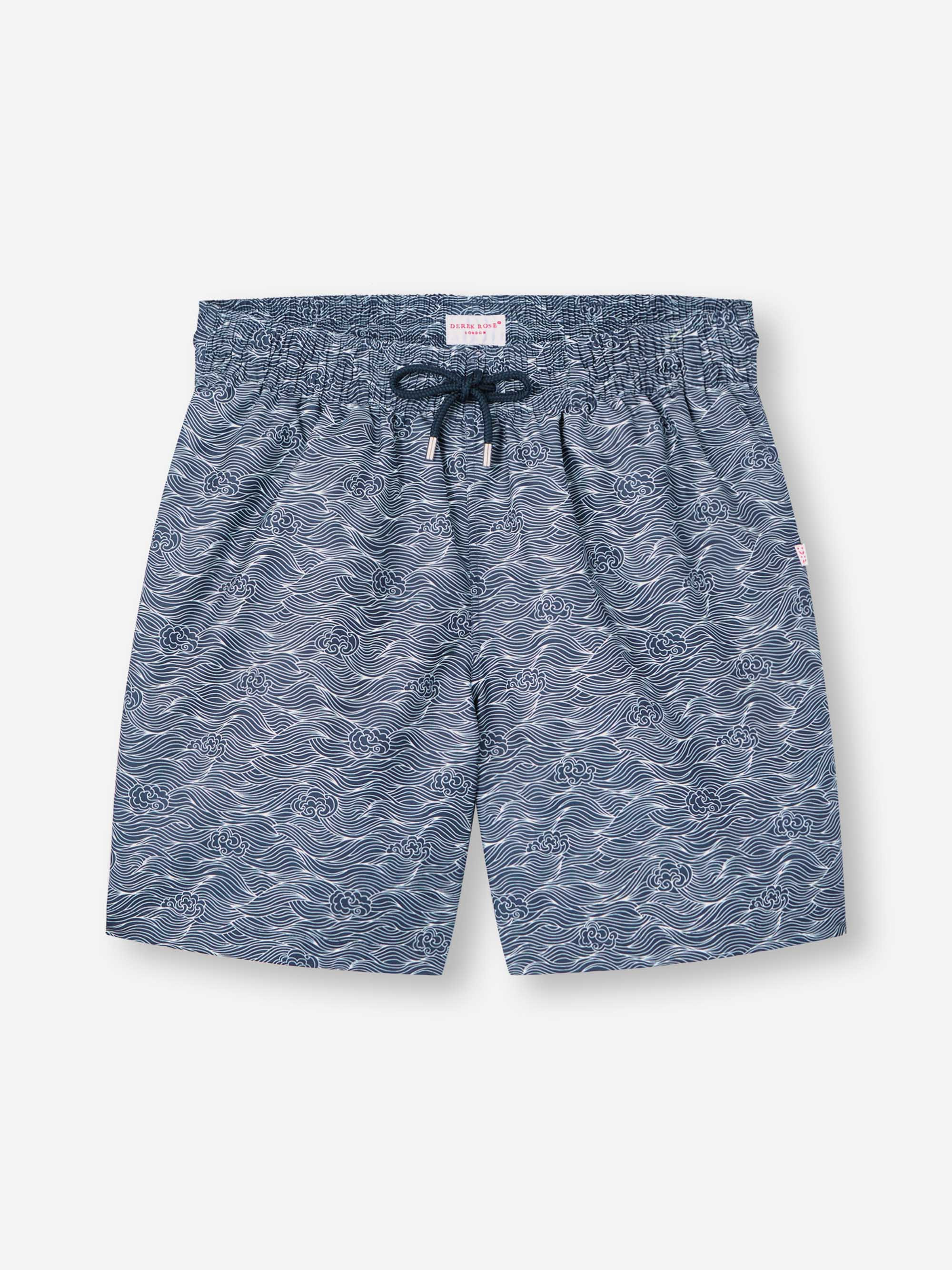 Men's Swim Shorts Maui Navy Blue Night Sky - 2