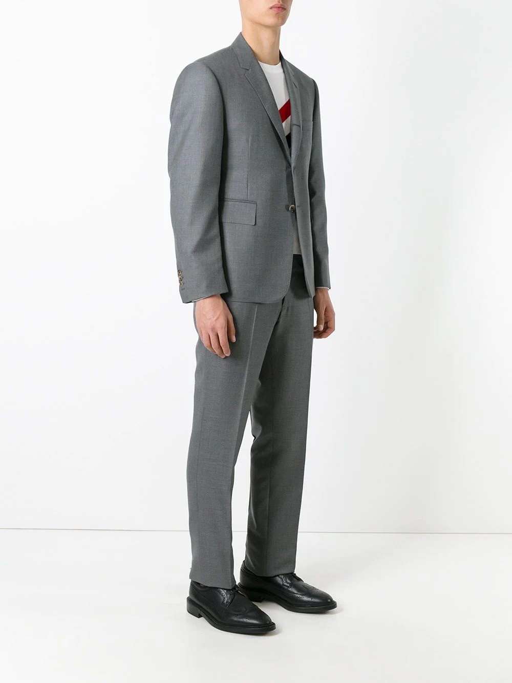 Thom Browne｜SET UP (CLASSIC SUIT - FIT 1 - W/ TIE IN SU Mohair Classic Sport Coat | Thom Browne