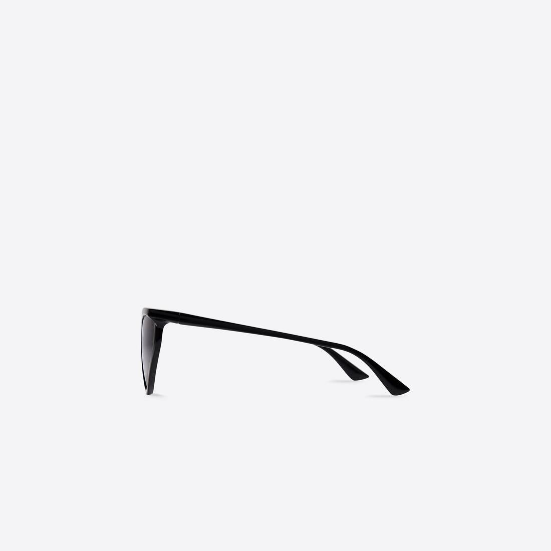 Women's Rim Cat Sunglasses in Black - 3