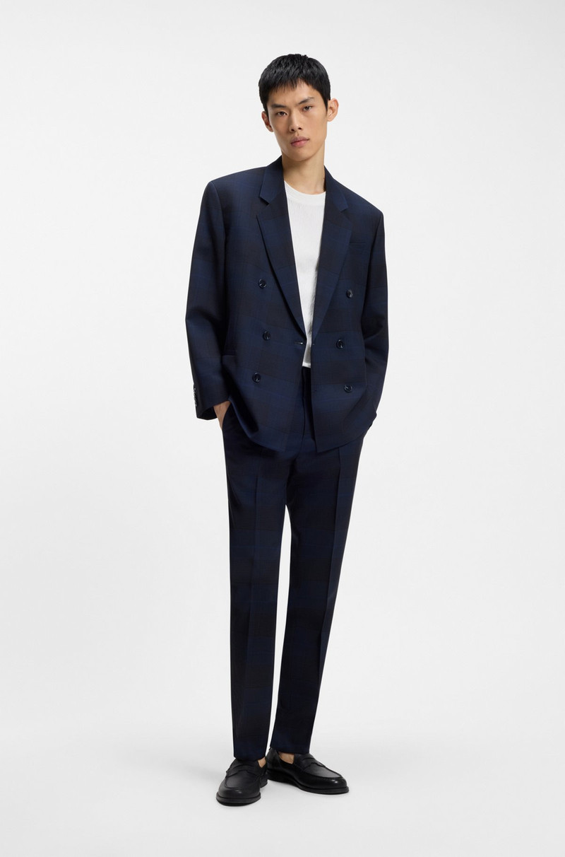 HUGO COTTON-BLEND T-SHIRT WITH CREASED EFFECT outlook