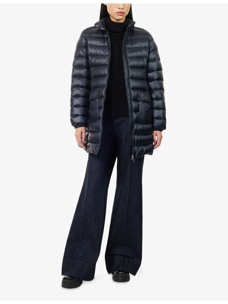 Moncler Genet Long Shell-Down Coat outlook