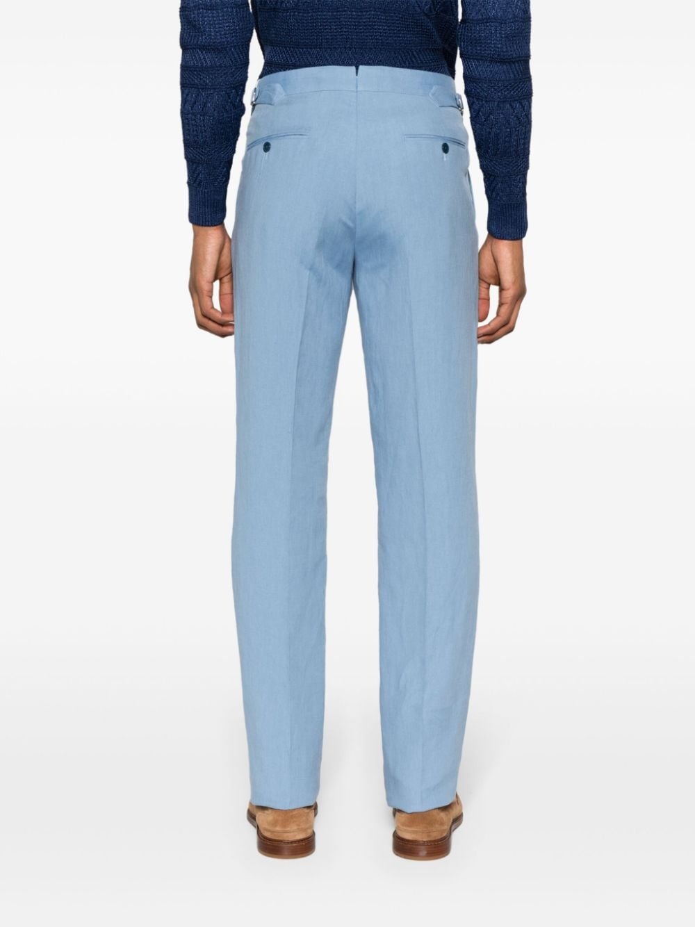 mid-rise tailored trousers - 4