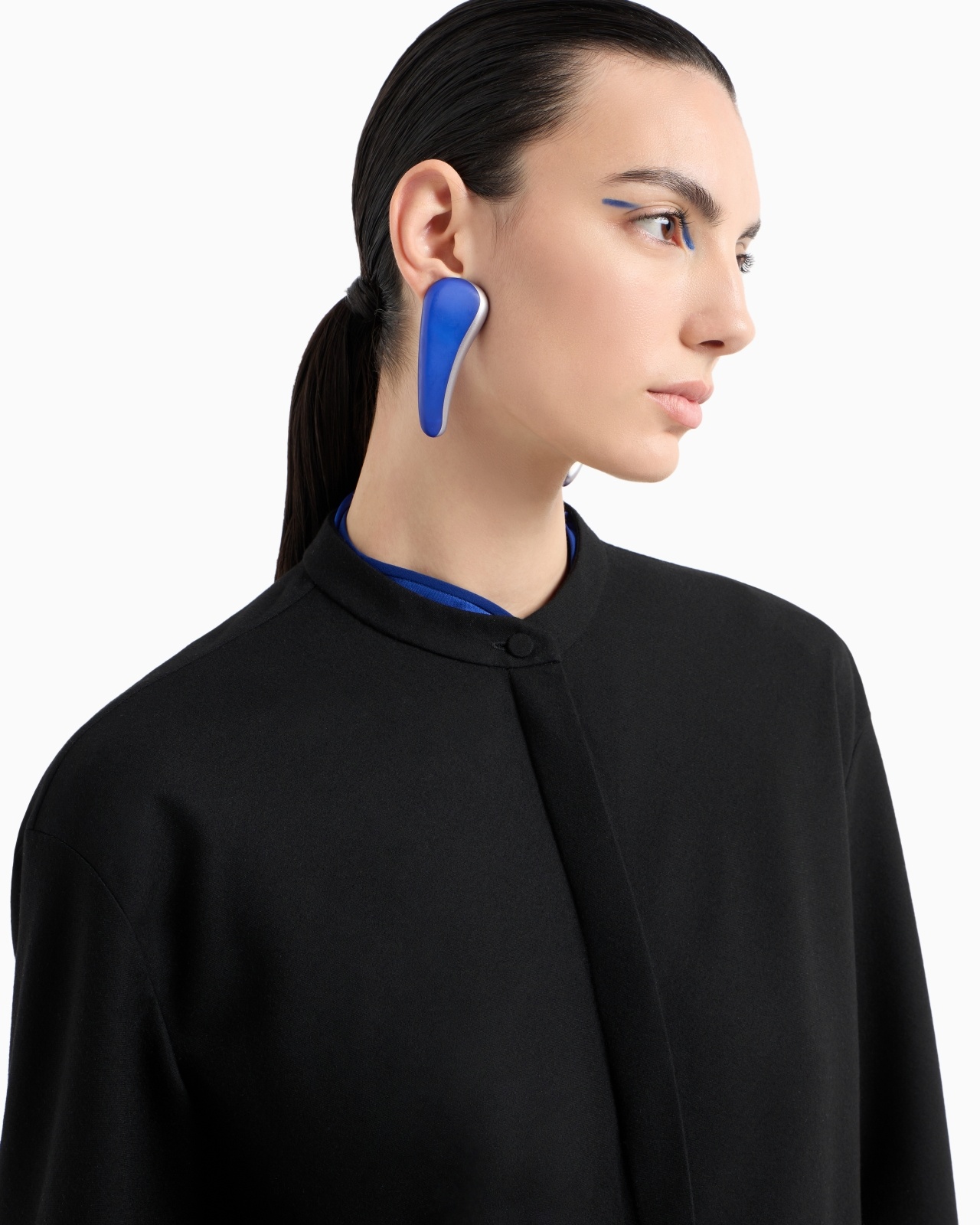 LONG-SLEEVED FLUID WOOL SHIRT - 5