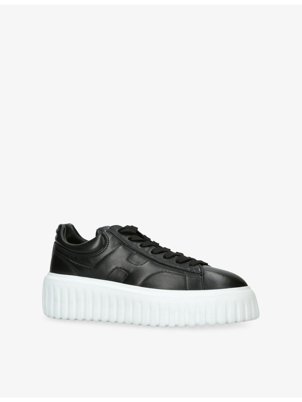 H-Stripes Branded Leather Low-Top Trainers - 3