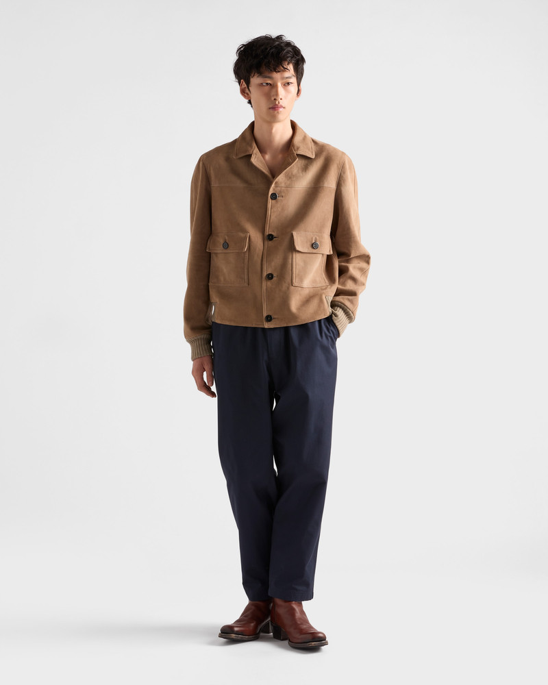 Prada Suede bomber jacket outlook