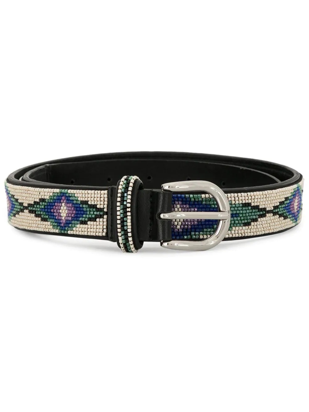 Elsa beaded buckle belt - 1