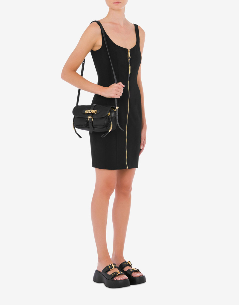 Moschino MULTIPOCKETS NYLON MESSENGER BAG outlook