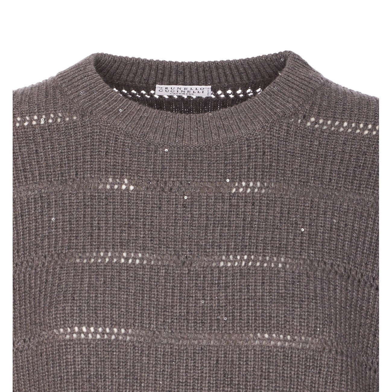 Brunello Cucinelli Women Dazzling Shirt With Openwork Stripe - 4