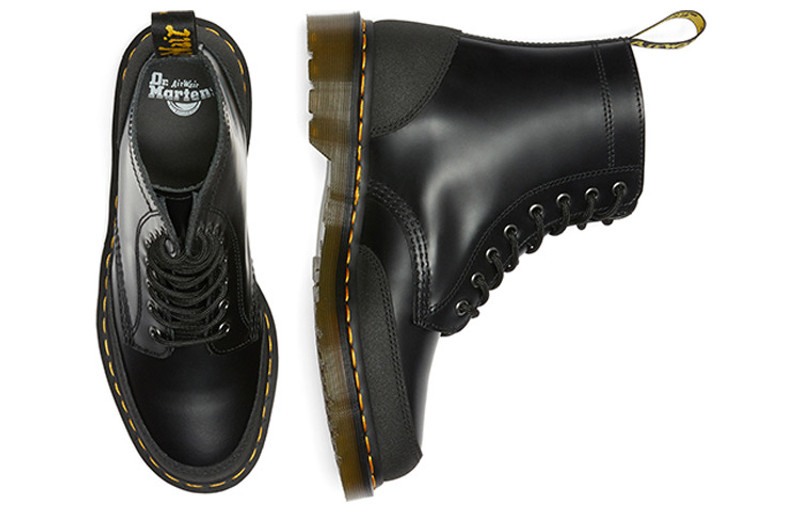 Dr. Martens Dr. Martens 1460 Guard Panel Leather Lace Up Boots 'Black' 27466001 outlook