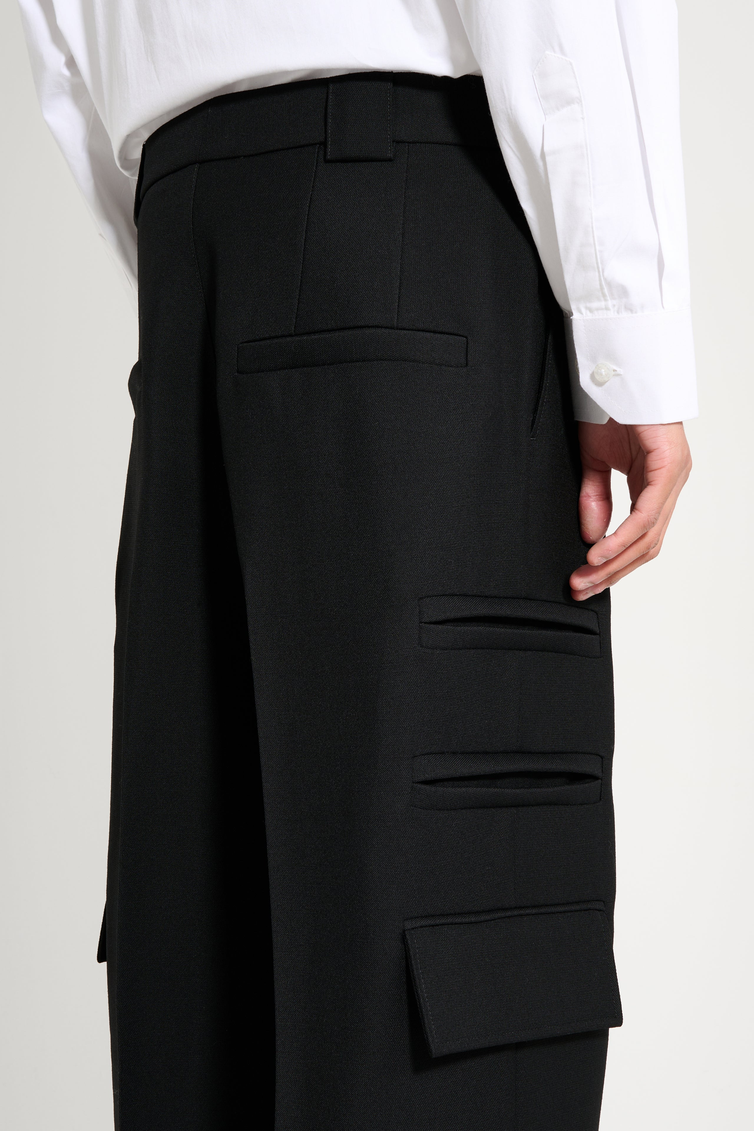 NAMACHEKO TAILORED GUARDIA TROUSER BLACK - 5