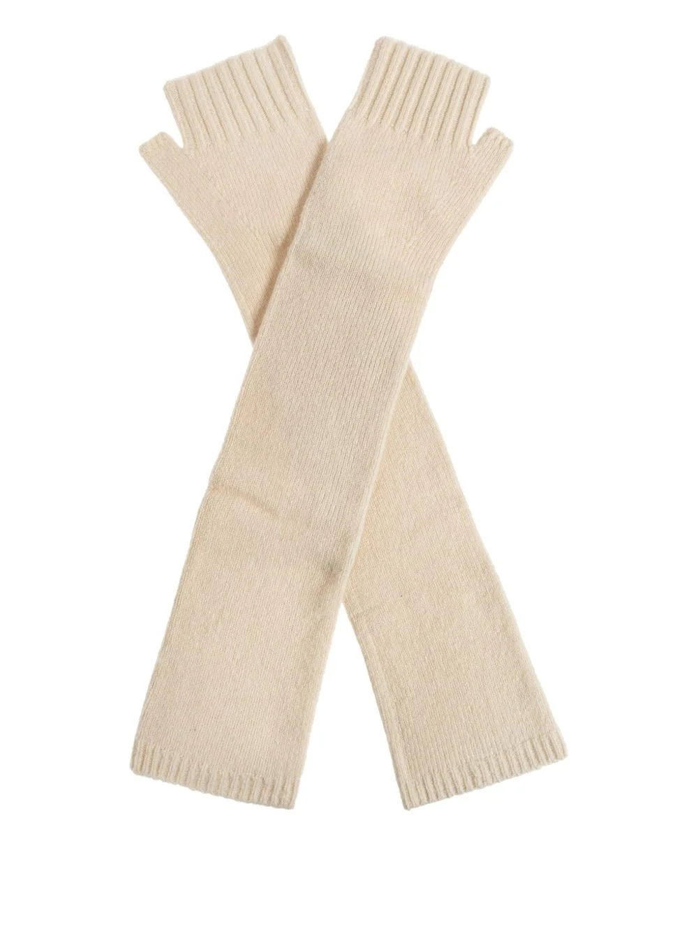 ribbed logo-detail gloves - 1