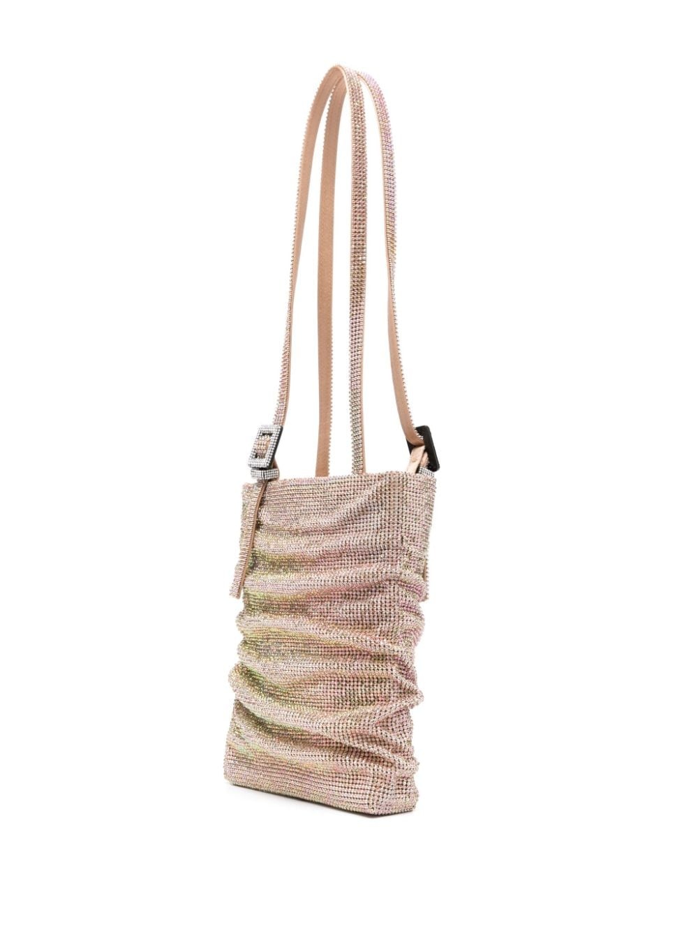 rhinestone-embellished shoulder bag - 3