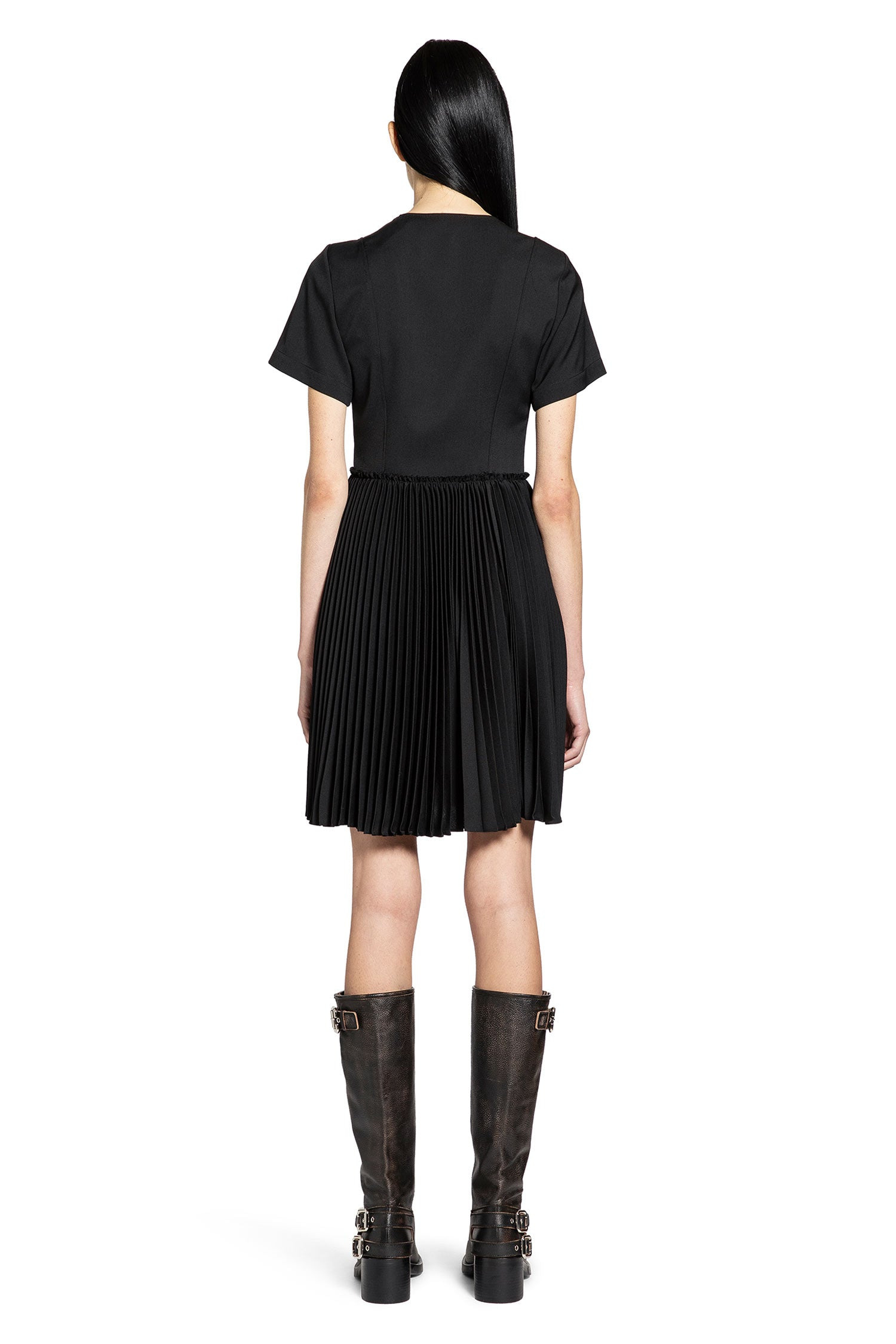 Wool Blend Kilt Dress - 3