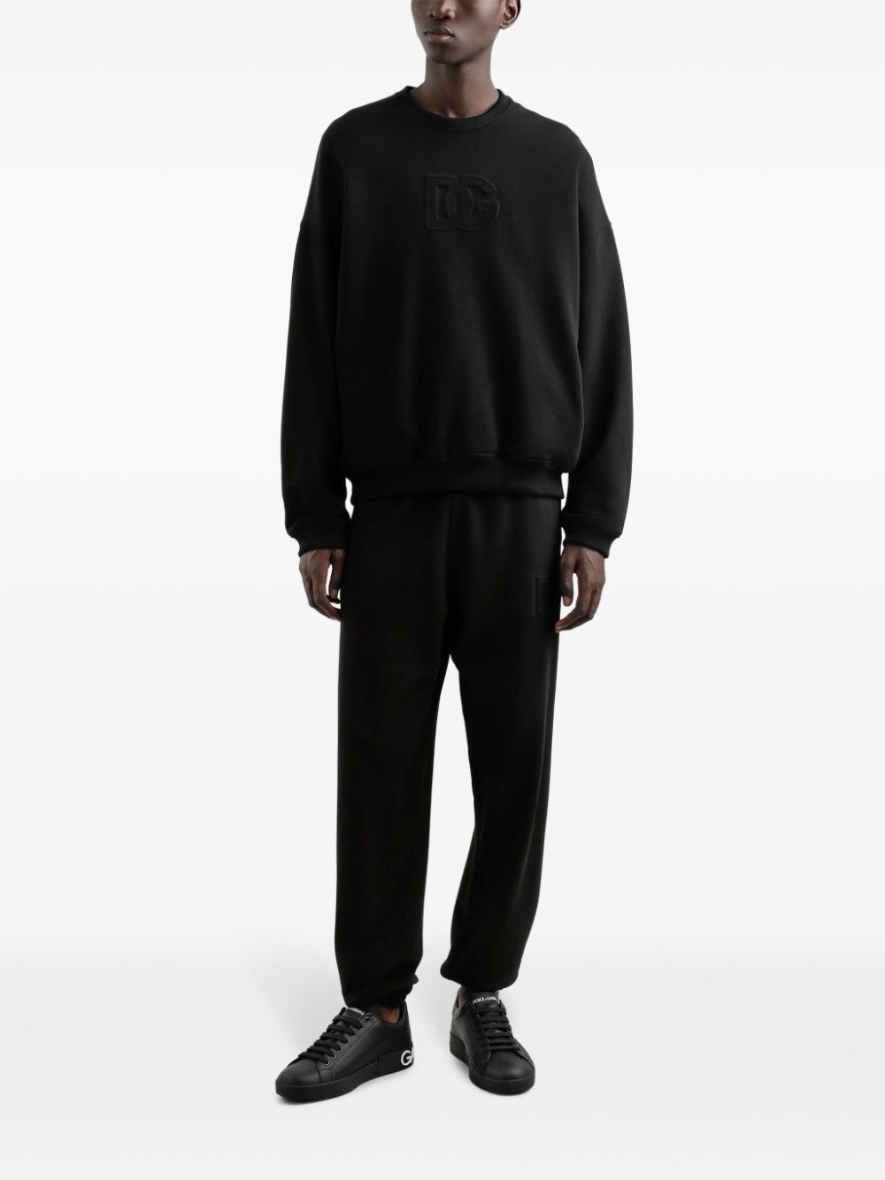 logo-embossed sweatshirt - 2