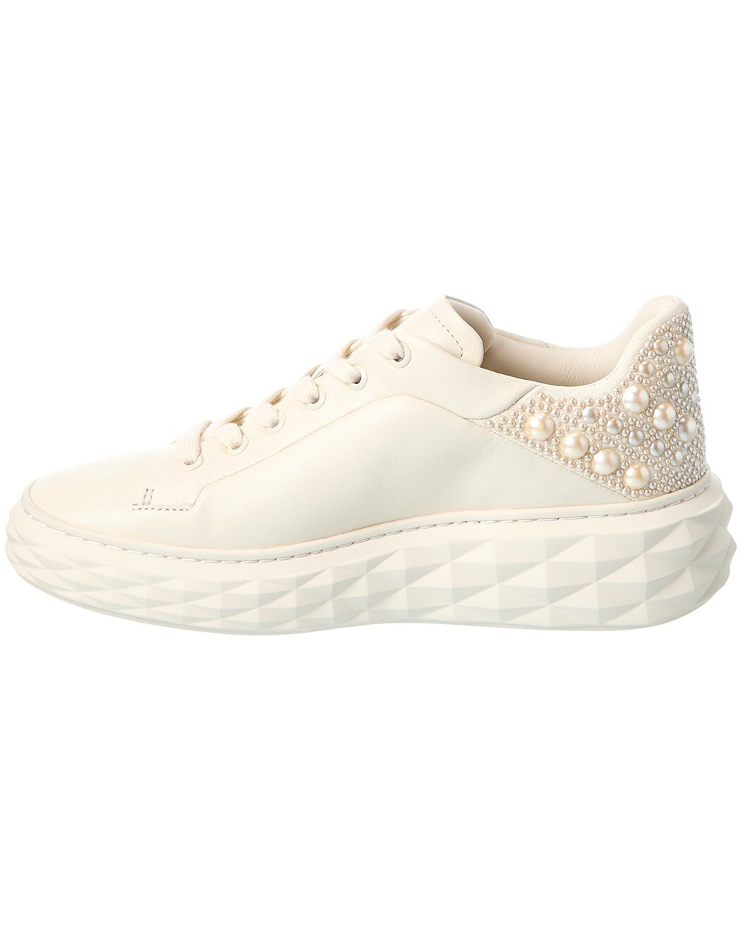 Jimmy Choo Diamond Maxi/F II Leather Sneaker - 2