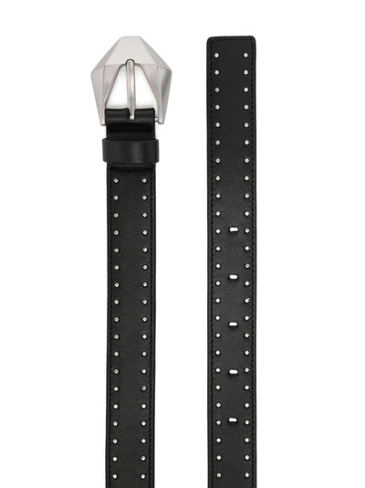 Ports 1961 studded leather buckle belt outlook