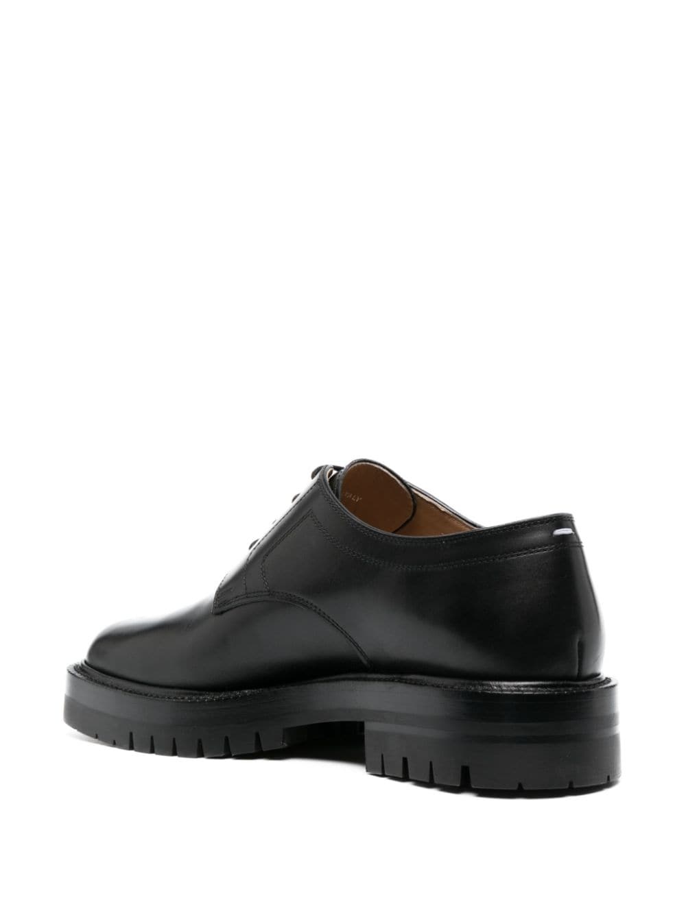 Tabi lace-up leather loafers - 3