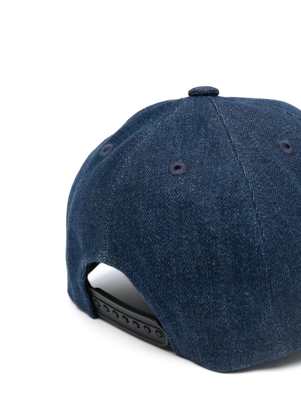 x A.P.C. logo-print denim cap - 2