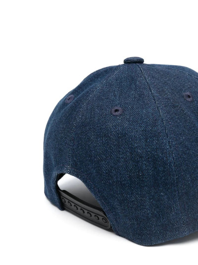 LACOSTE x A.P.C. logo-print denim cap outlook