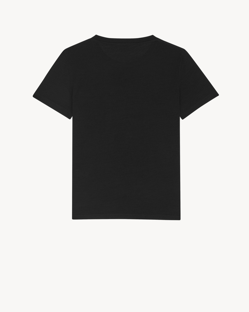 SAINT LAURENT monogram t-shirt in wool jersey outlook