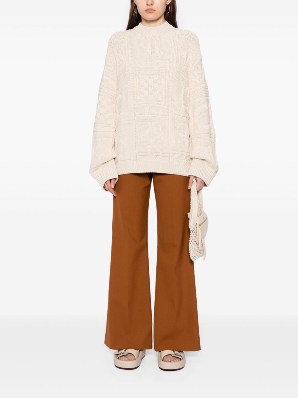 Nicolle jacquard-knit jumper - 2