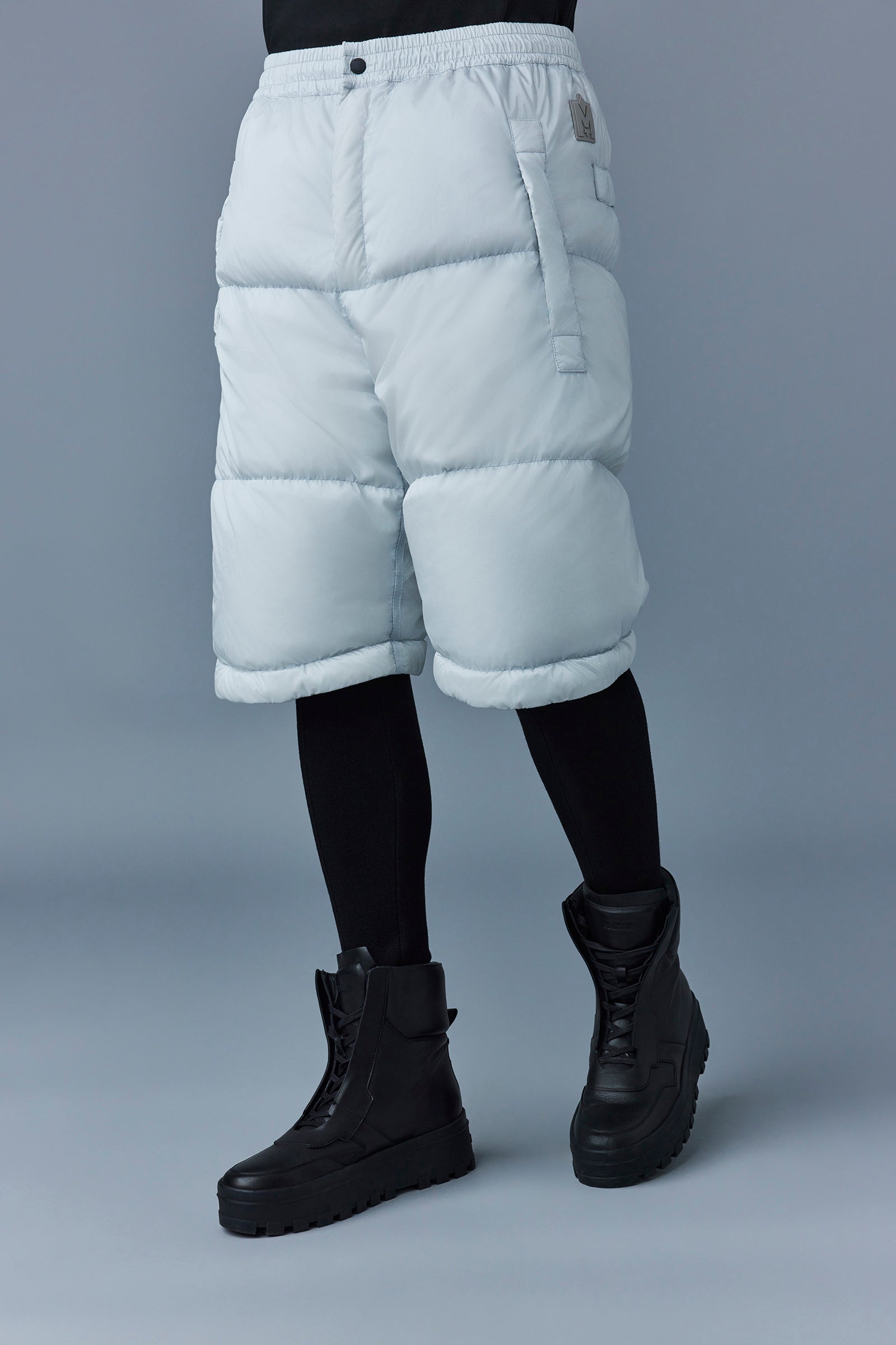 ADORJAN-ML Down Pants with metallic finish - 5