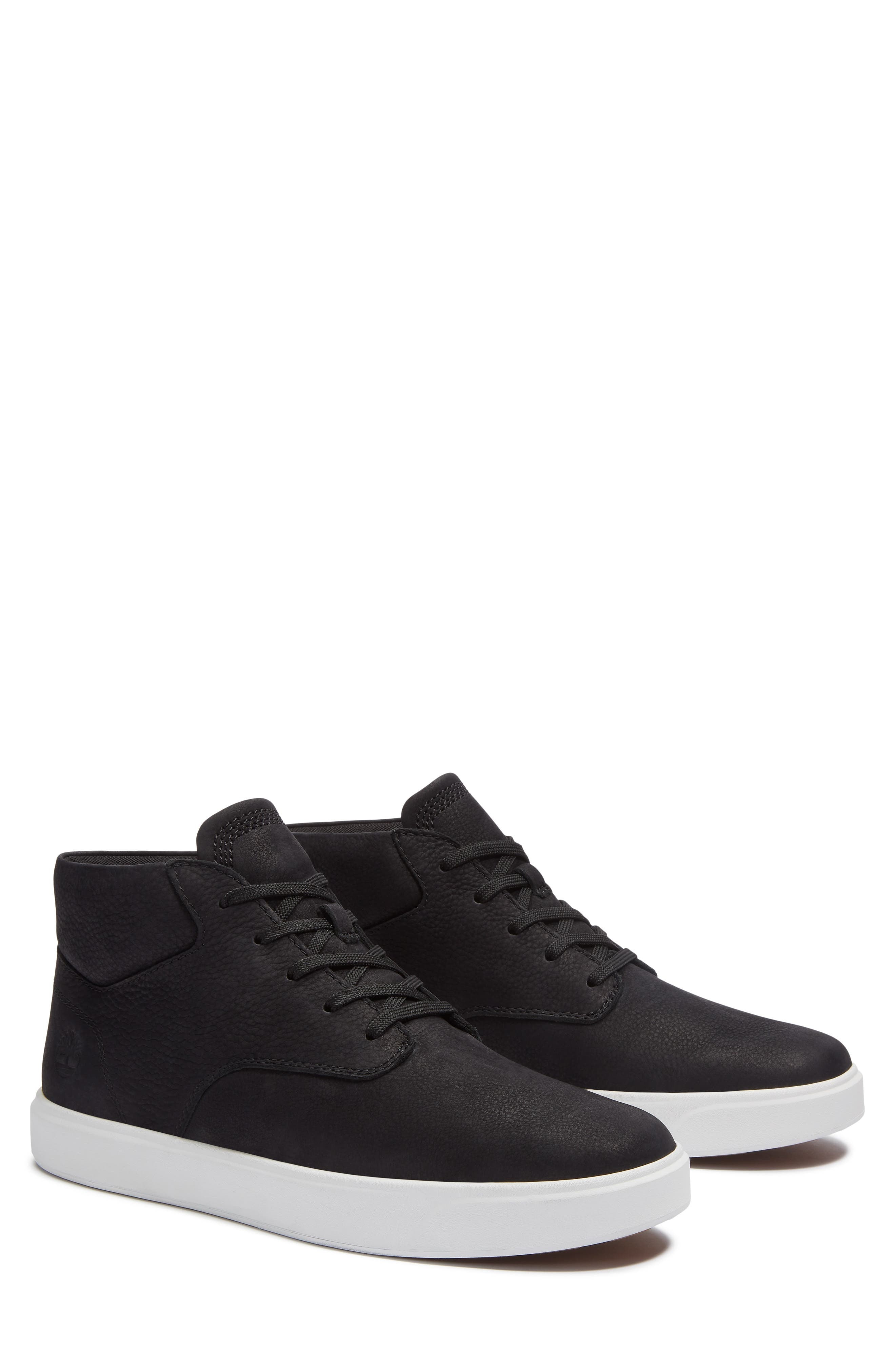Timberland Emerson Mid Sneaker in Black Nubuck at Nordstrom - 6