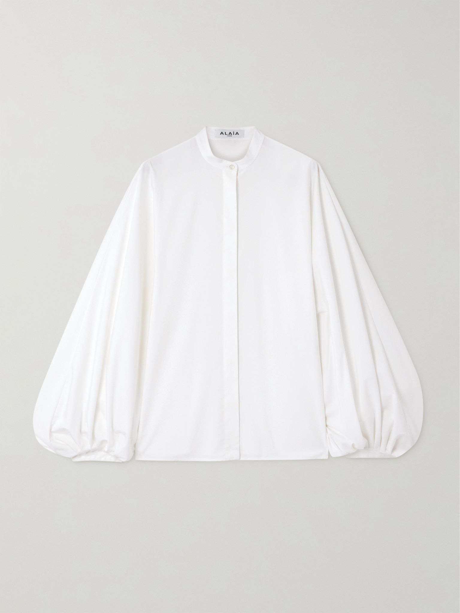Cotton-poplin blouse White - 1