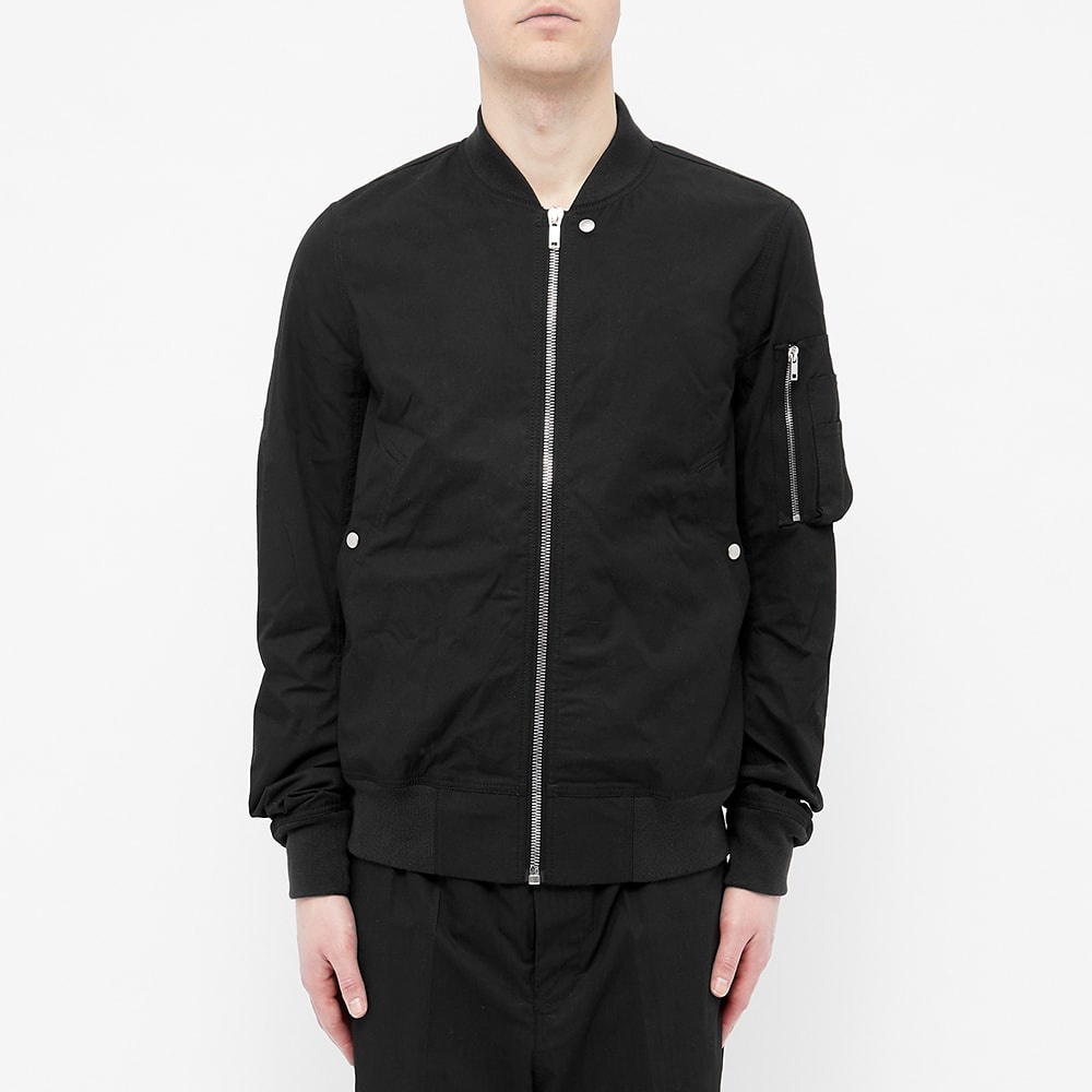 Rick Owens DRKSHDW Back Print Flight Bomber Jacket - 5