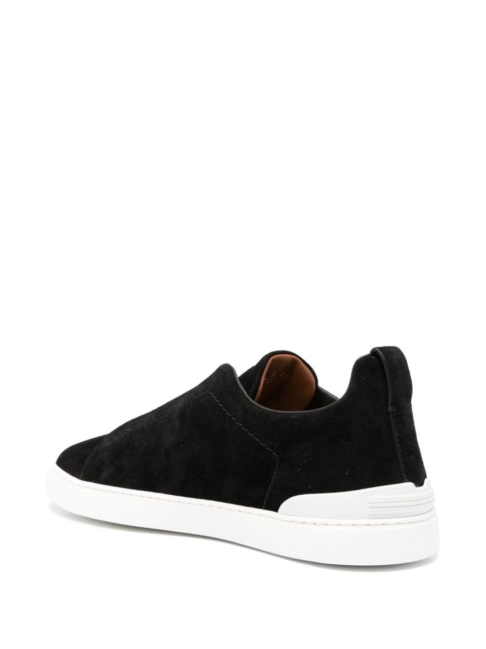 Triple Stitch leather sneakers - 3