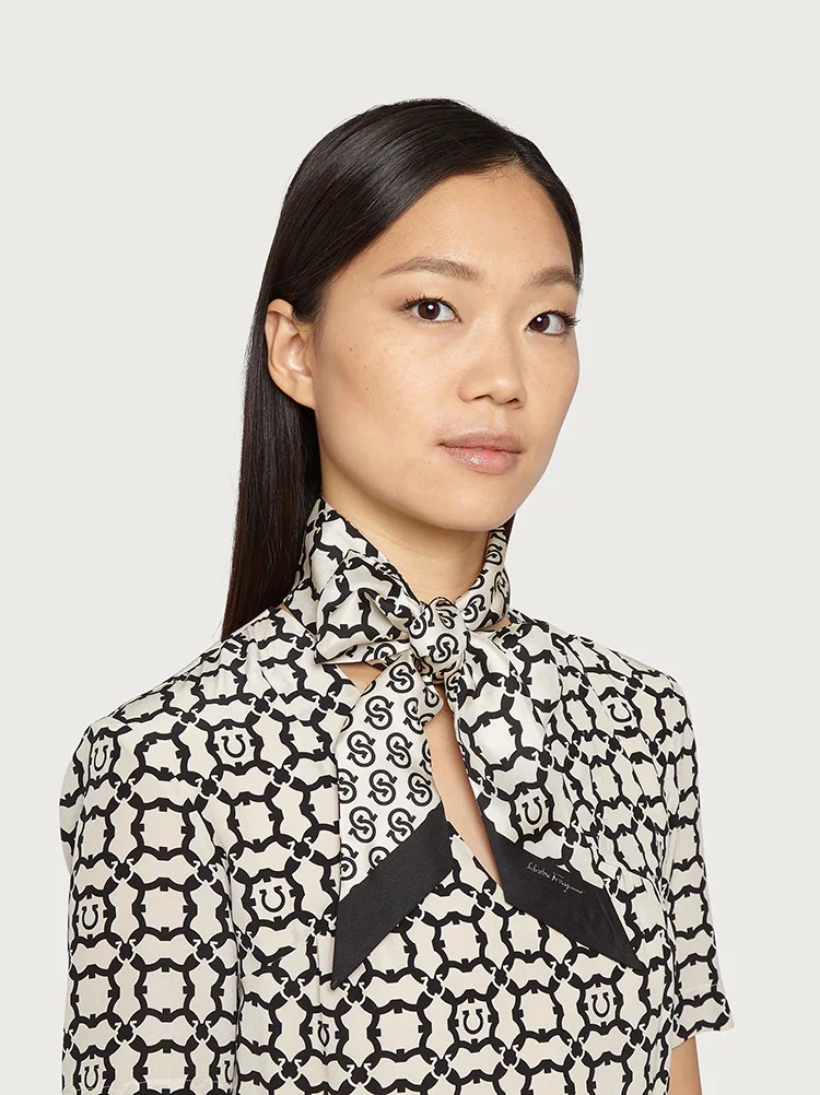 GANCINI GALORE PRINT SILK TWILLY - 3