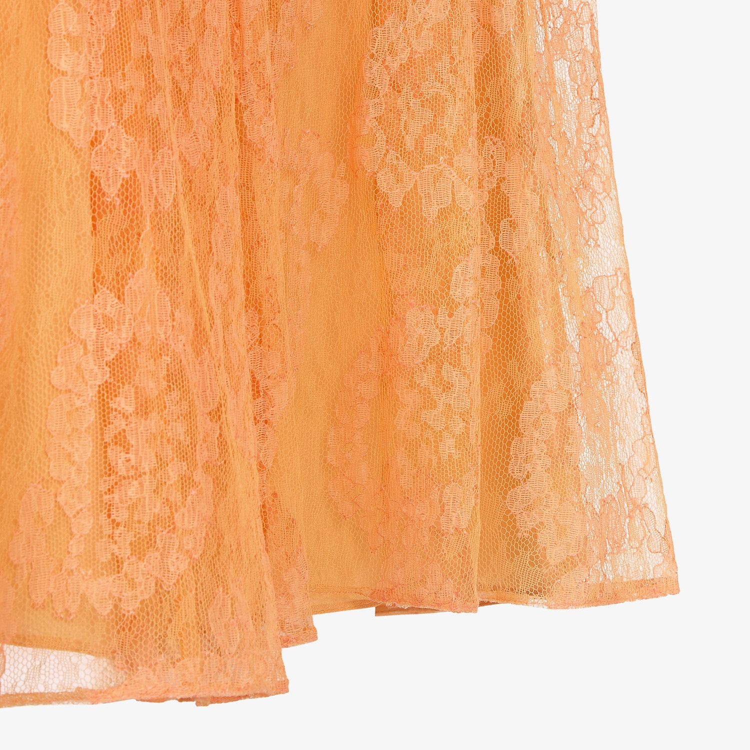 Orange lace skirt - 3