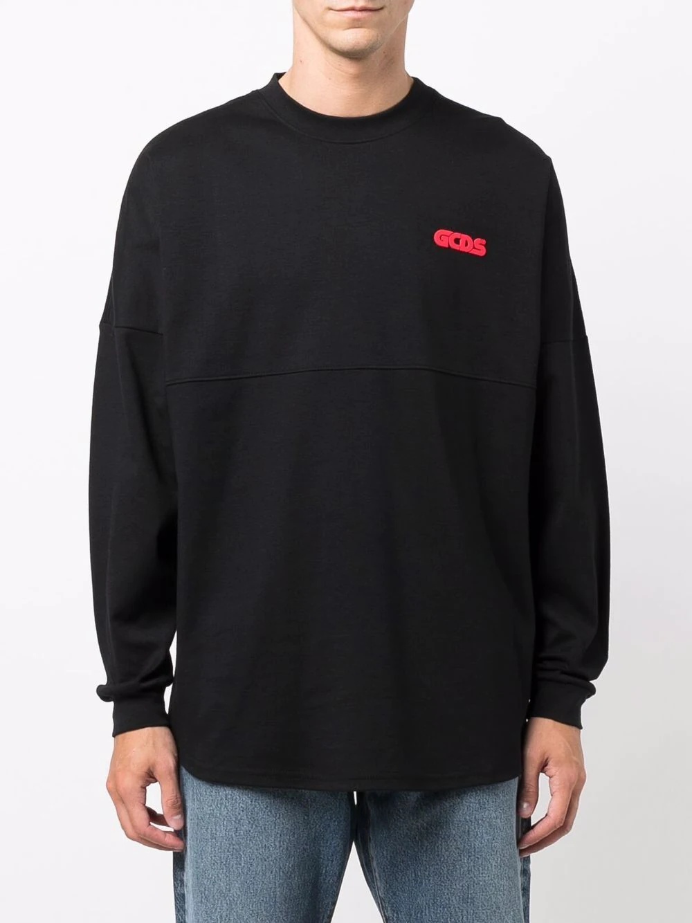 logo print sweatshirt - 3