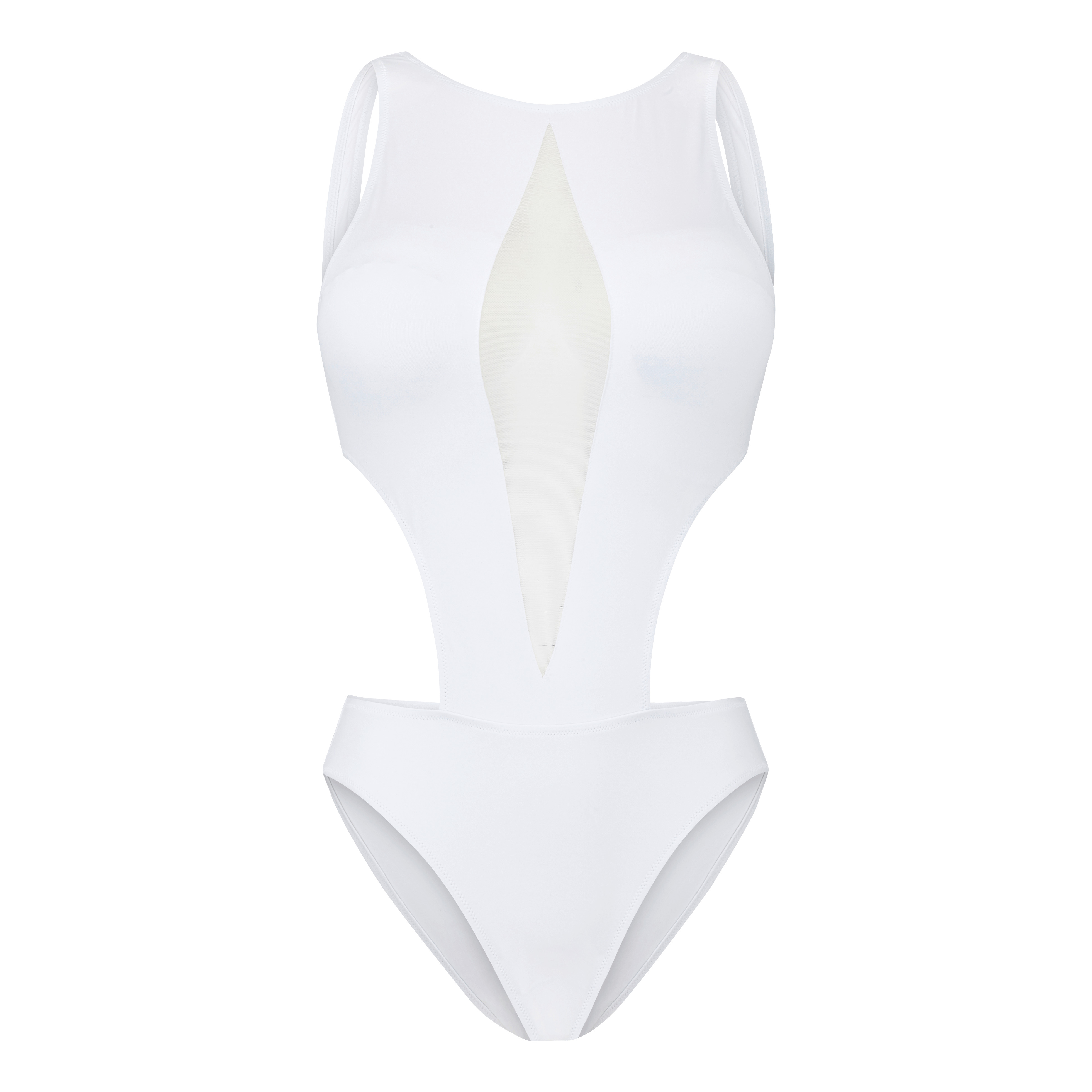 Women One-Piece Trikini Graphic Swimsuit Solid - 1