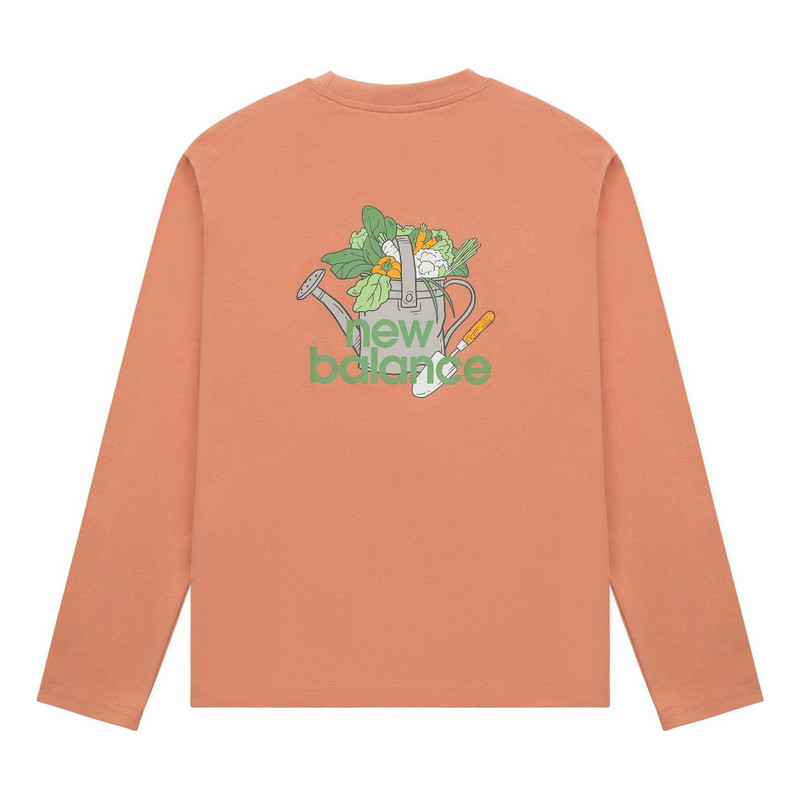 New Balance Logo Graphic Print Top 'Orange' AMT31329-SCE - 1