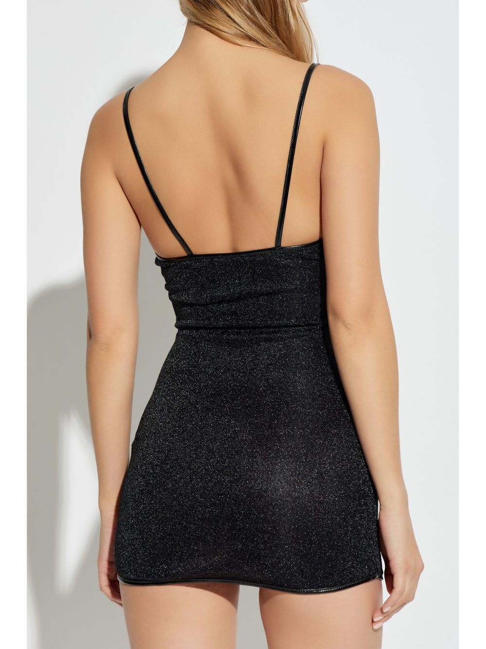 lurex mini dress - 4