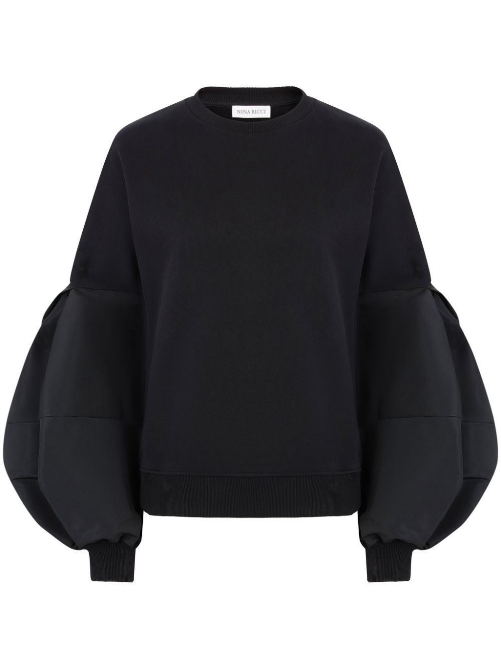 puff-sleeve sweatshirt - 1
