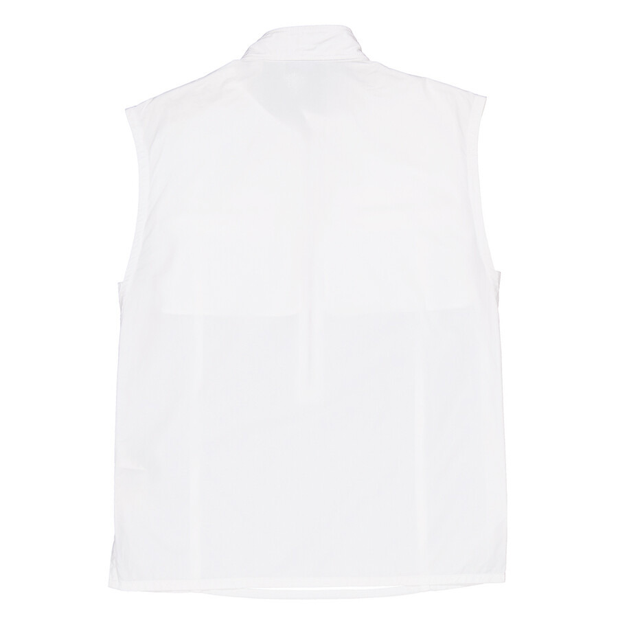Burberry Half-Zip High-Neck Cotton Tank Top - 7