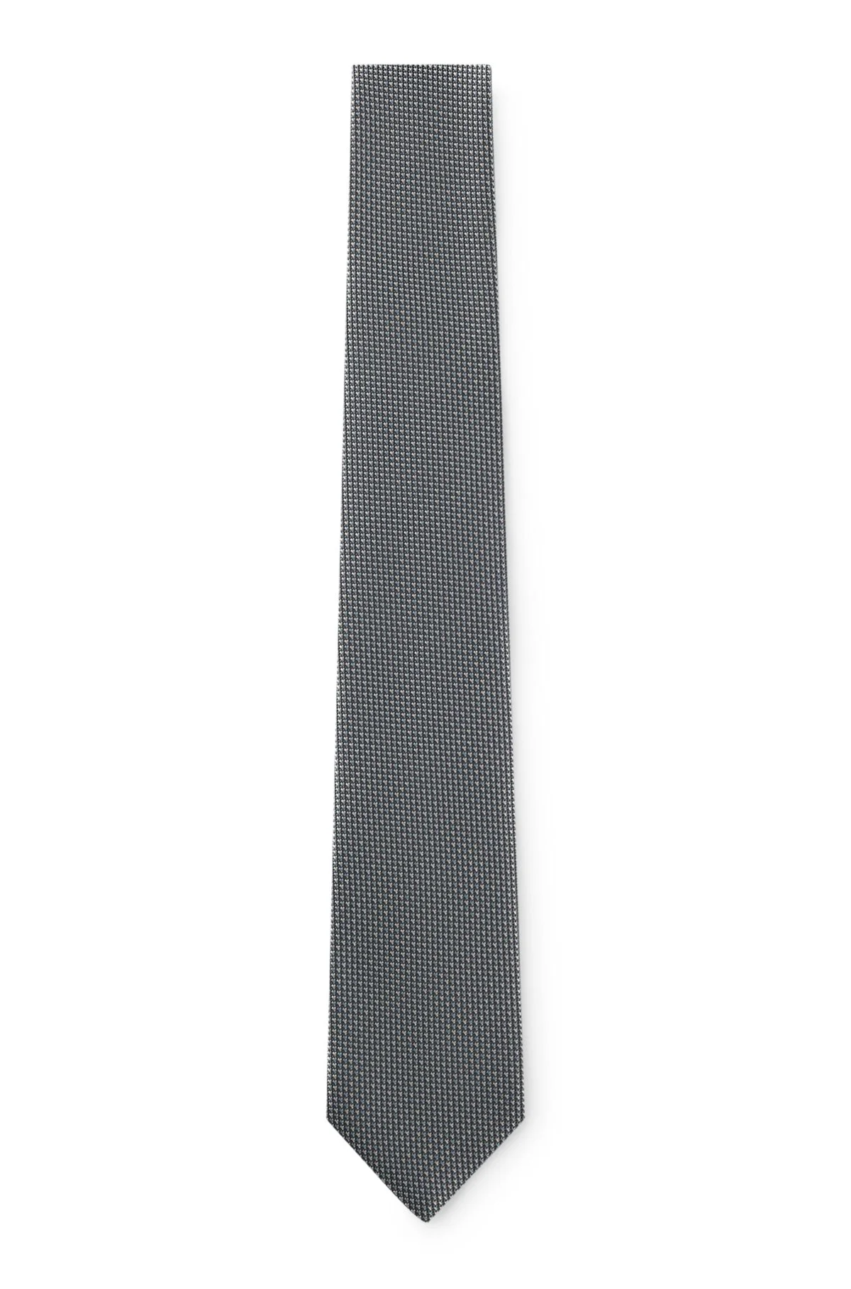 JACQUARD-PATTERN TIE IN SILK - 1