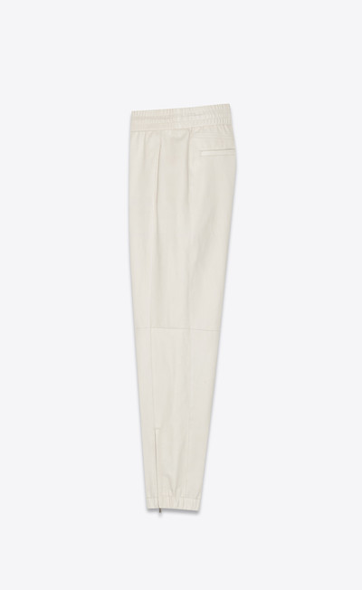 SAINT LAURENT sweatpants in lambskin outlook