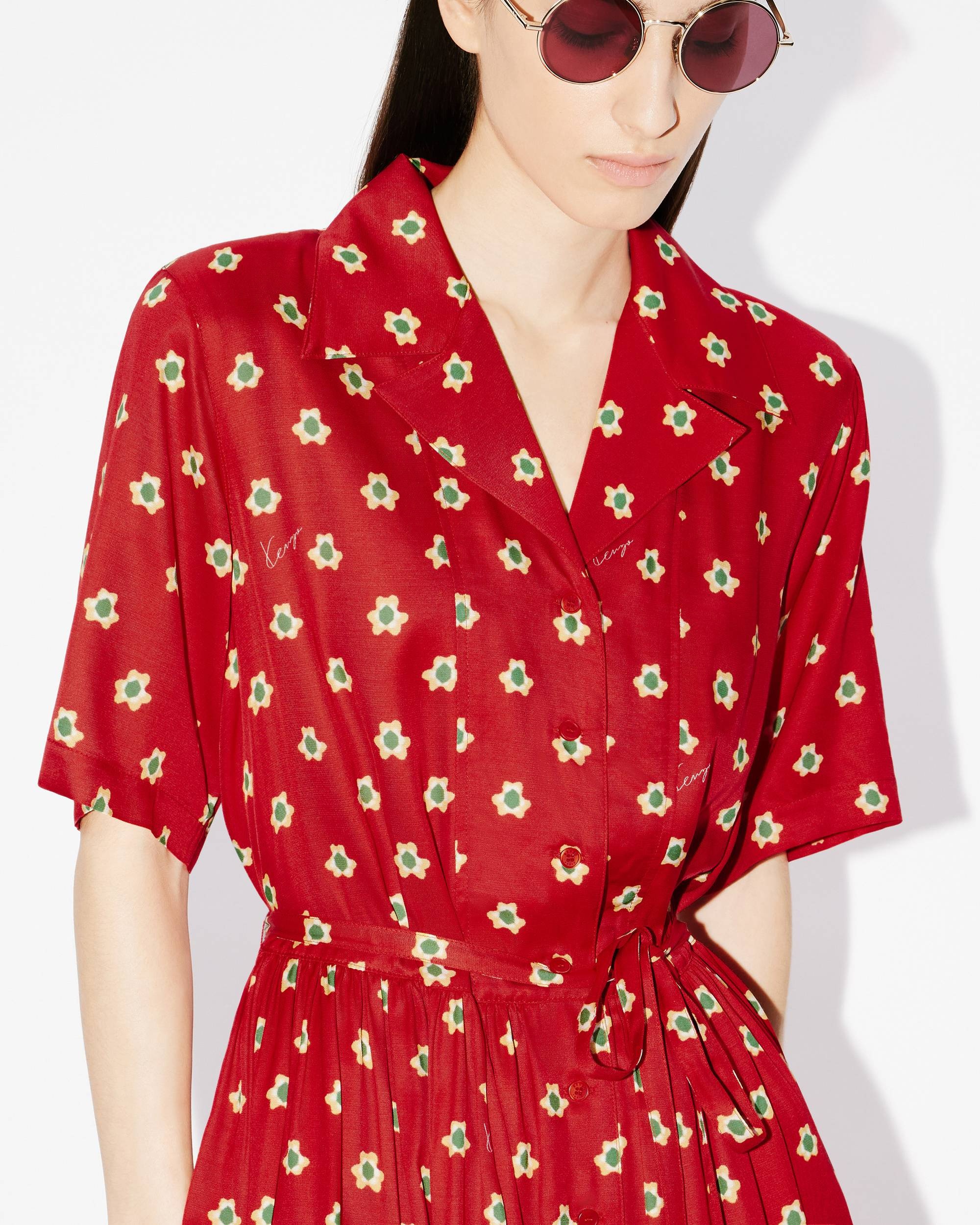 KENZO Teddy Flower long dress - 5