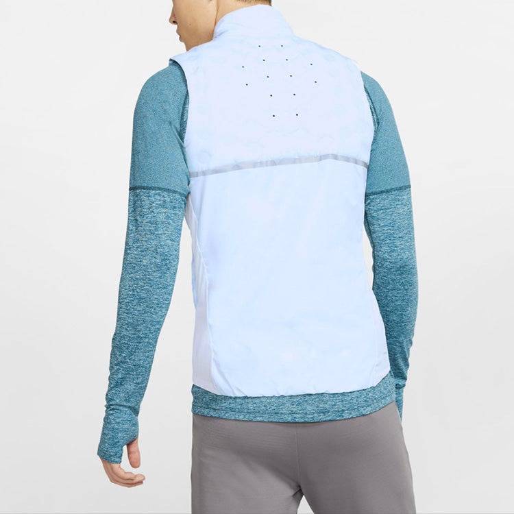 Men's Nike Running Sports White Down Vest BV4863-085 - 4