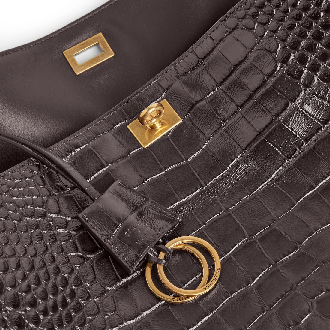 Women's Rodeo Handbag Medium in Espresso - 6