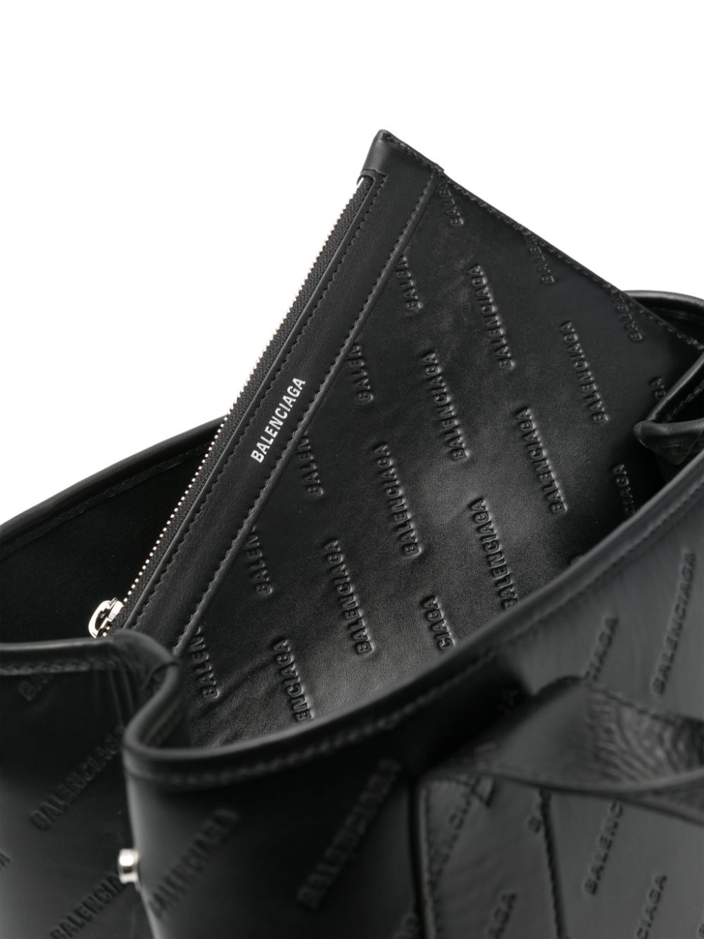 debossed-logo tote bag - 5