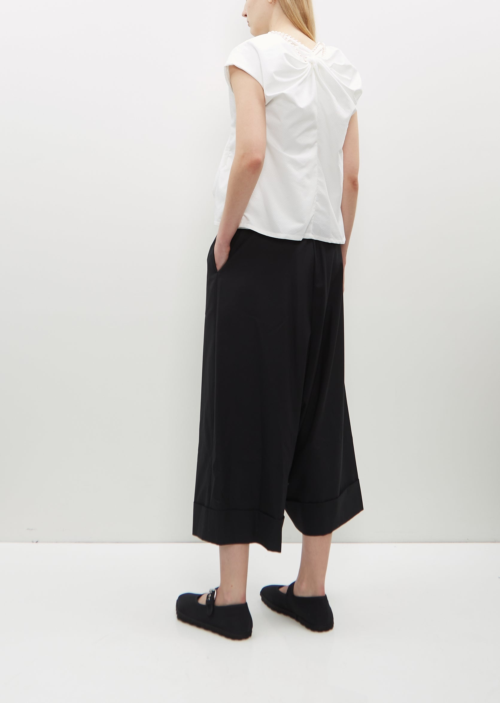 Junya Watanabe Wool Cuffed Pants | REVERSIBLE