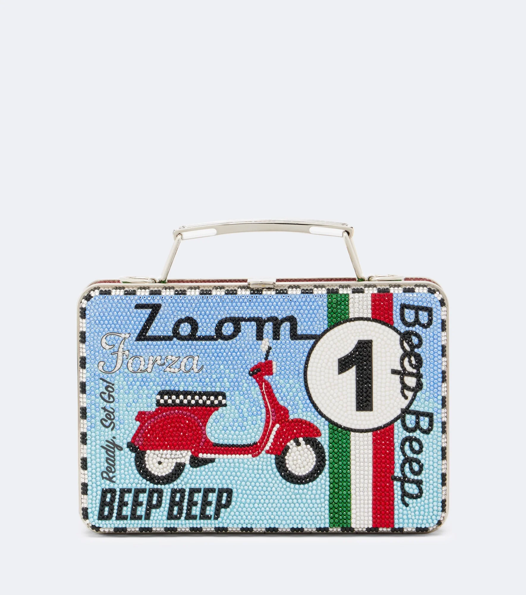 Lunch Box Beep Beep embellished clutch - 1