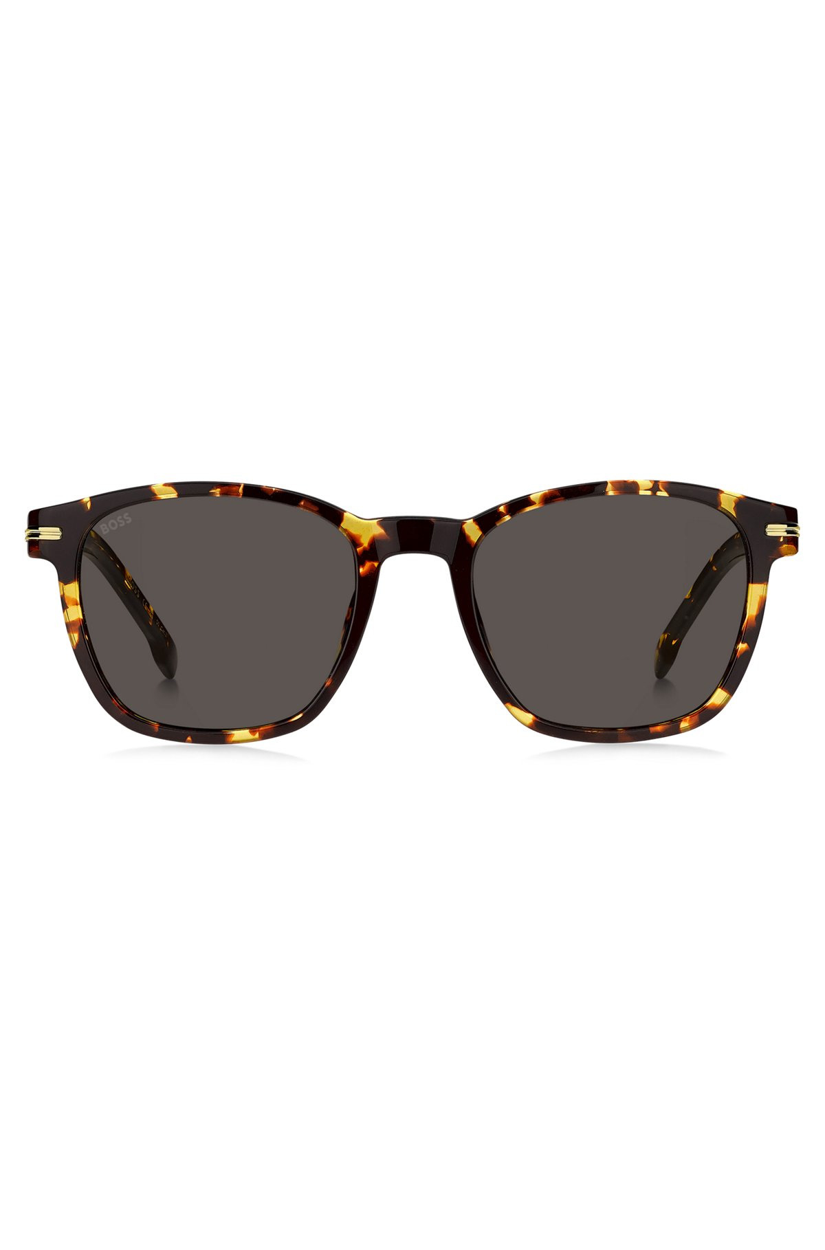 TORTOISESHELL-ACETATE SUNGLASSES WITH SIGNATURE HARDWARE - 3