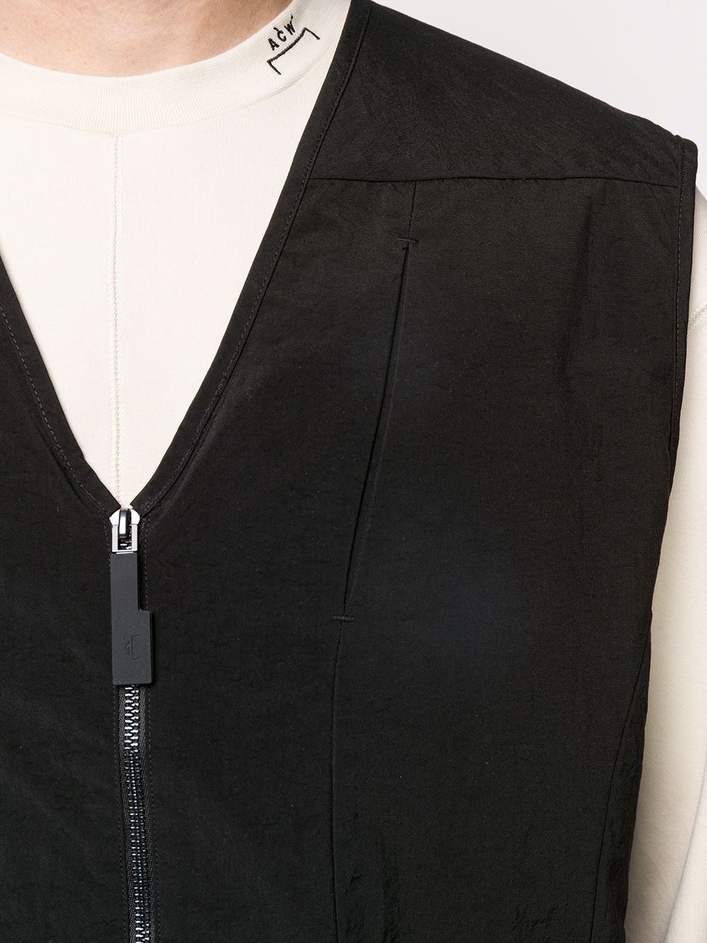 v-neck gilet - 5